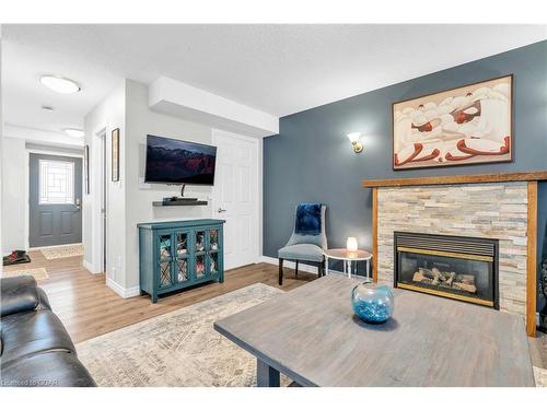 848 Scotland Street, Fergus, ON - Indoor Photo Showing Living Room With Fireplace