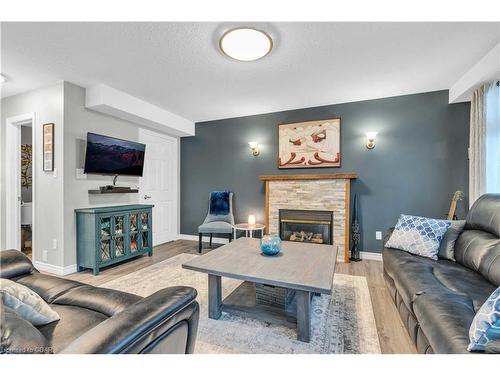 848 Scotland Street, Fergus, ON - Indoor Photo Showing Living Room With Fireplace