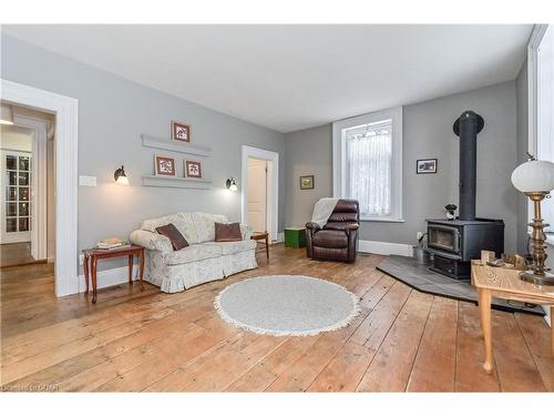 6783 Gerrie Road, Elora, ON - Indoor Photo Showing Living Room With Fireplace