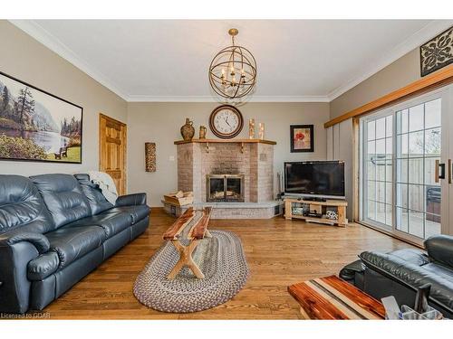 8108 Wellington Rd 22, Centre Wellington, ON - Indoor Photo Showing Living Room With Fireplace