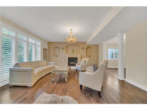 31 Lois Lane, Guelph, ON - Indoor Photo Showing Living Room With Fireplace