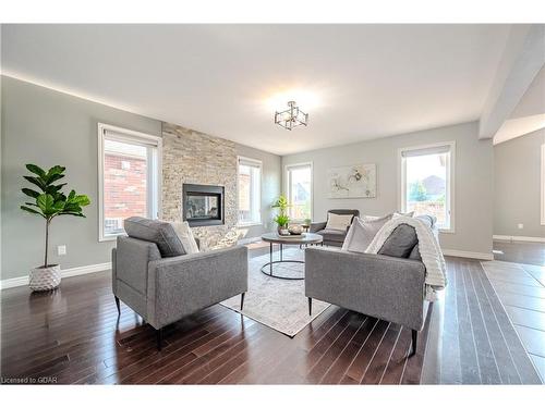 40 Ingram Drive, Guelph, ON - Indoor Photo Showing Living Room With Fireplace