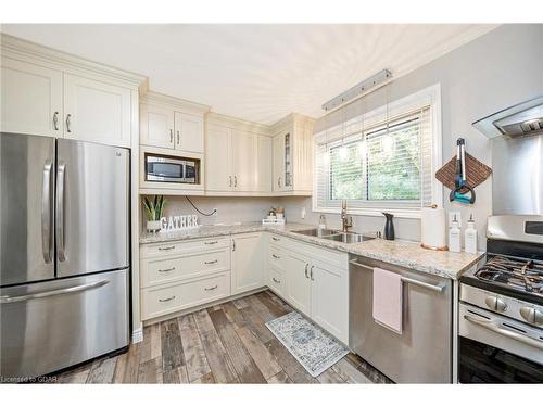 257 Brady Street, Rockwood, ON - Indoor Photo Showing Kitchen With Stainless Steel Kitchen With Double Sink