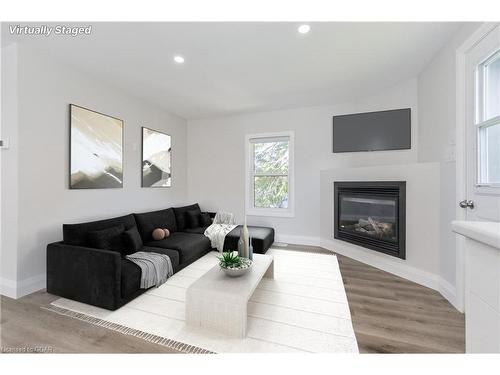 330 William Street, Mount Forest, ON - Indoor Photo Showing Living Room With Fireplace