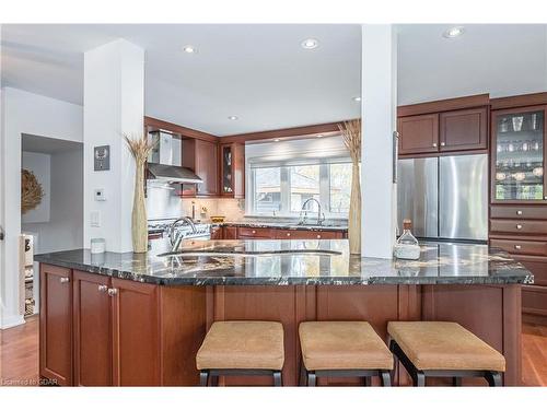 1825 Victoria Road S, Guelph, ON - Indoor Photo Showing Kitchen With Double Sink With Upgraded Kitchen