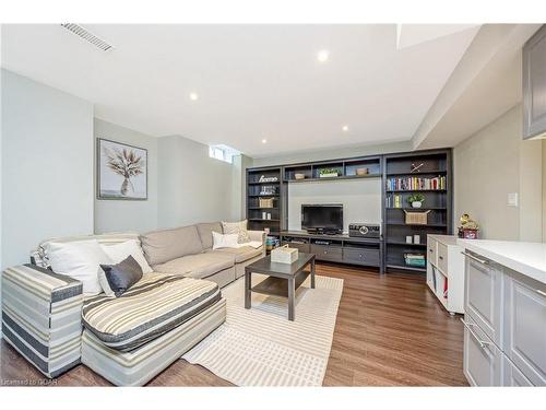 147 Upper Canada Court, Georgetown, ON - Indoor Photo Showing Living Room With Fireplace