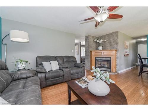 6651 First Line West, Elora, ON - Indoor Photo Showing Living Room With Fireplace