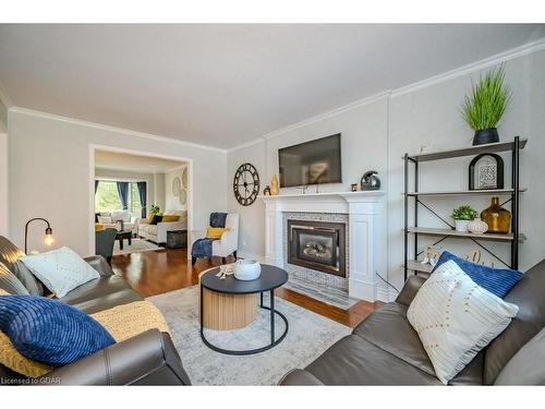 21 Kortright Road E, Guelph, ON - Indoor Photo Showing Living Room With Fireplace