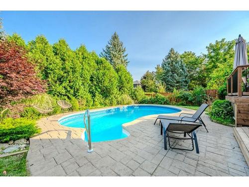 21 Kortright Road E, Guelph, ON - Outdoor With In Ground Pool With Deck Patio Veranda With Backyard