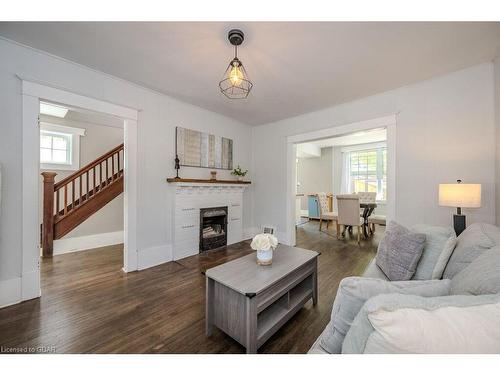 54 Eramosa Road, Guelph, ON - Indoor Photo Showing Living Room With Fireplace