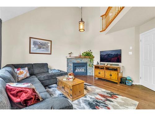 64 Gaw Crescent, Guelph, ON - Indoor Photo Showing Living Room With Fireplace