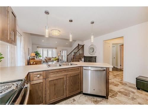 205 Eden Oak Trail, Kitchener, ON - Indoor Photo Showing Kitchen With Double Sink