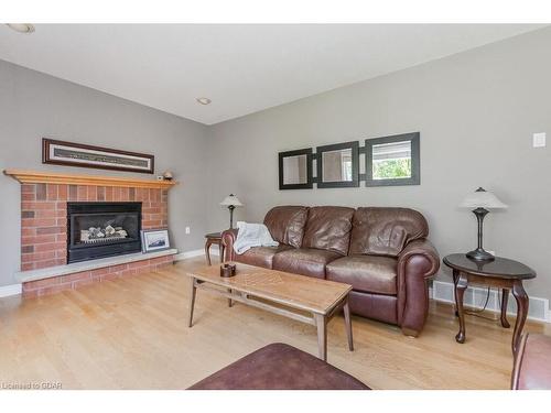 101 Thomas Boulevard, Elora, ON - Indoor Photo Showing Living Room With Fireplace