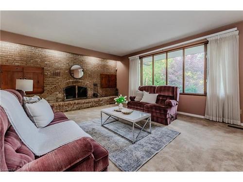 4711 Watson Road S, Puslinch, ON - Indoor Photo Showing Living Room With Fireplace