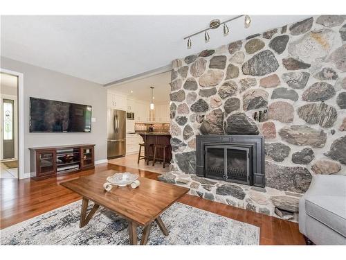 6555 Third Line, Fergus, ON - Indoor Photo Showing Living Room With Fireplace