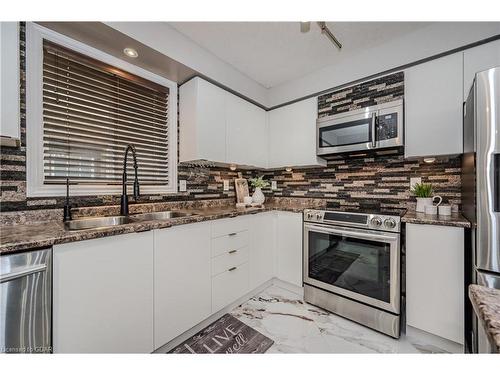 47 Bowen Drive, Guelph, ON - Indoor Photo Showing Kitchen With Double Sink