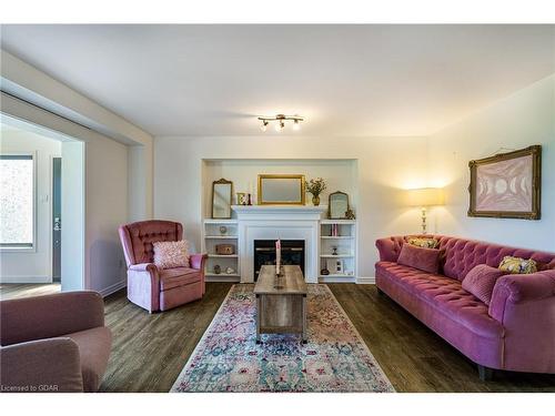 38 Grassyplain Drive, Hamilton, ON - Indoor Photo Showing Living Room With Fireplace