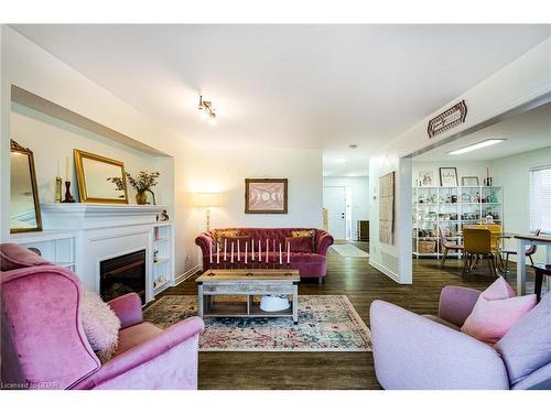 38 Grassyplain Drive, Hamilton, ON - Indoor Photo Showing Living Room With Fireplace