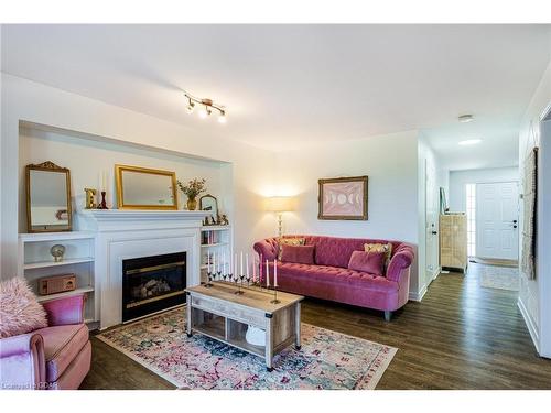 38 Grassyplain Drive, Hamilton, ON - Indoor Photo Showing Living Room With Fireplace