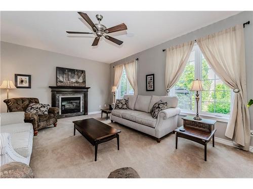 18 Sweeney Drive, Guelph, ON - Indoor Photo Showing Living Room With Fireplace