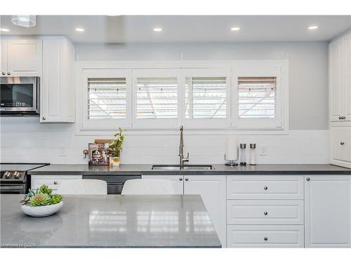 17 Ryan Avenue, Guelph, ON - Indoor Photo Showing Kitchen With Double Sink