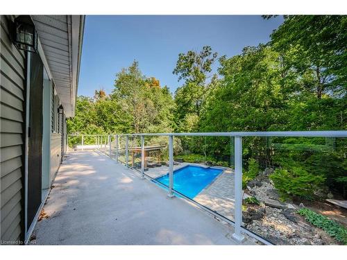 586 Eastgate Walk, Waterloo, ON - Outdoor With In Ground Pool With Balcony