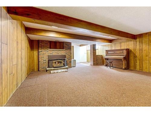 5807 Sixth Line, Erin, ON - Indoor With Fireplace