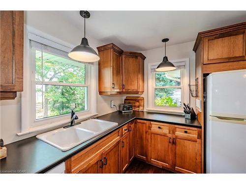 6295 Wellington Road 7, Elora, ON - Indoor Photo Showing Kitchen With Double Sink