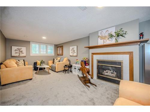 45 Celia Cres, Guelph, ON - Indoor Photo Showing Living Room With Fireplace