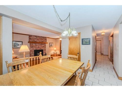 6 Mcelderry Road, Guelph, ON - Indoor Photo Showing Dining Room With Fireplace