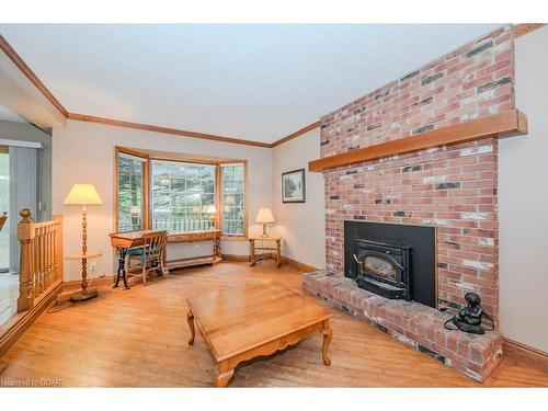 6 Mcelderry Road, Guelph, ON - Indoor Photo Showing Living Room With Fireplace