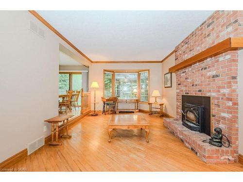 6 Mcelderry Road, Guelph, ON - Indoor Photo Showing Living Room With Fireplace