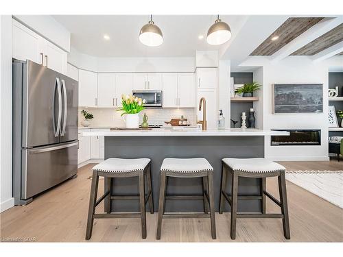 56 Hedley Lane, Elora, ON - Indoor Photo Showing Kitchen With Stainless Steel Kitchen With Upgraded Kitchen