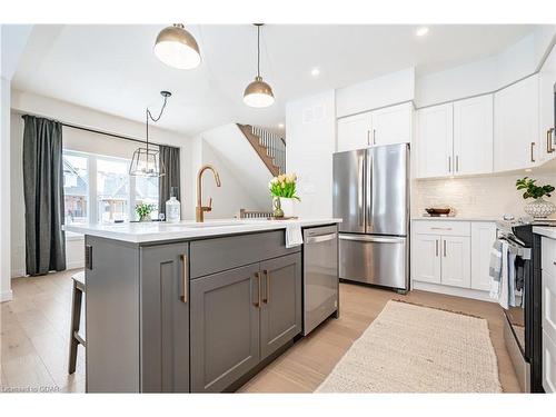 56 Hedley Lane, Elora, ON - Indoor Photo Showing Kitchen With Stainless Steel Kitchen With Upgraded Kitchen