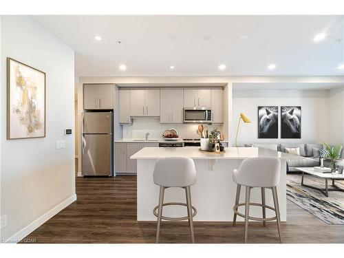 1411-15 Queen Street S, Hamilton, ON - Indoor Photo Showing Kitchen With Stainless Steel Kitchen With Upgraded Kitchen