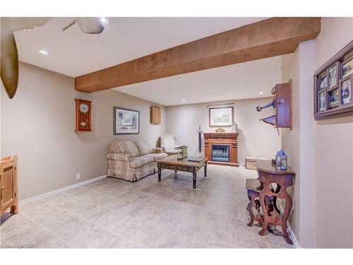 631 Holman Crescent, Fergus, ON - Indoor With Fireplace