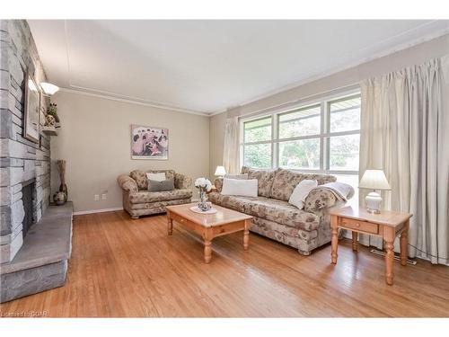 18 Ottawa Crescent, Guelph, ON - Indoor Photo Showing Living Room With Fireplace