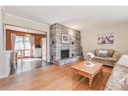 18 Ottawa Crescent, Guelph, ON - Indoor Photo Showing Living Room With Fireplace