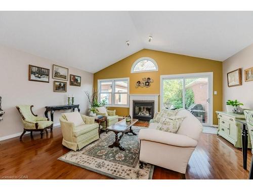 13-461 Columbia Street W, Waterloo, ON - Indoor Photo Showing Living Room With Fireplace