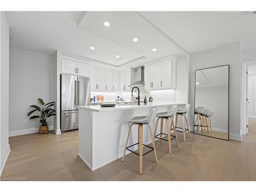 411-71 Wyndham Street S, Guelph, ON - Indoor Photo Showing Kitchen With Stainless Steel Kitchen With Upgraded Kitchen