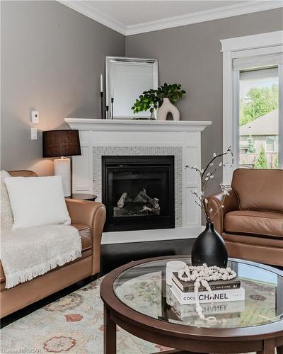 970 Reserve Avenue S, Listowel, ON - Indoor Photo Showing Living Room With Fireplace