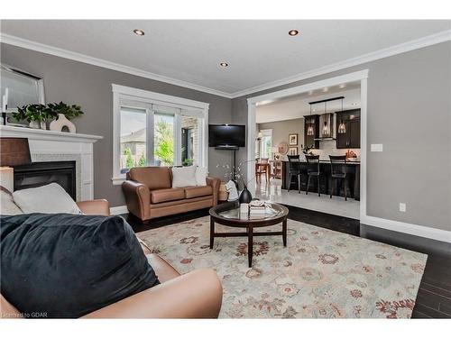 970 Reserve Avenue S, Listowel, ON - Indoor Photo Showing Living Room With Fireplace