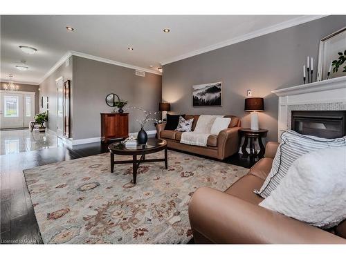 970 Reserve Avenue S, Listowel, ON - Indoor Photo Showing Living Room With Fireplace