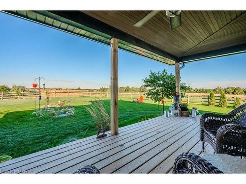 5161 Jones Baseline Road, Guelph, ON - Outdoor With Deck Patio Veranda With View With Exterior