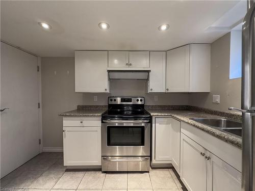 Basement-17 Ottawa Crescent, Guelph, ON - Indoor Photo Showing Kitchen With Double Sink