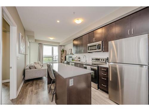 304-1105 Leger Way, Milton, ON - Indoor Photo Showing Kitchen With Stainless Steel Kitchen