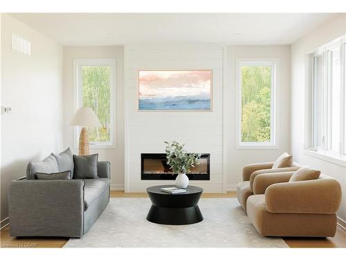 161 Jack'S Way, Mount Forest, ON - Indoor Photo Showing Living Room With Fireplace