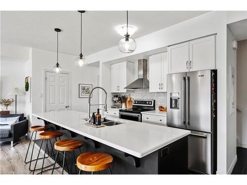 45-39 Kay Crescent Crescent, Guelph, ON - Indoor Photo Showing Kitchen With Stainless Steel Kitchen With Double Sink With Upgraded Kitchen