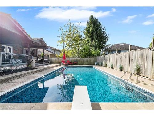 11 Tanager Drive, Guelph, ON - Outdoor With In Ground Pool With Deck Patio Veranda