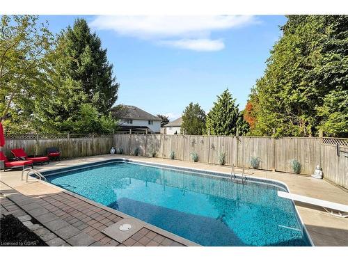 11 Tanager Drive, Guelph, ON - Outdoor With In Ground Pool With Deck Patio Veranda With Backyard